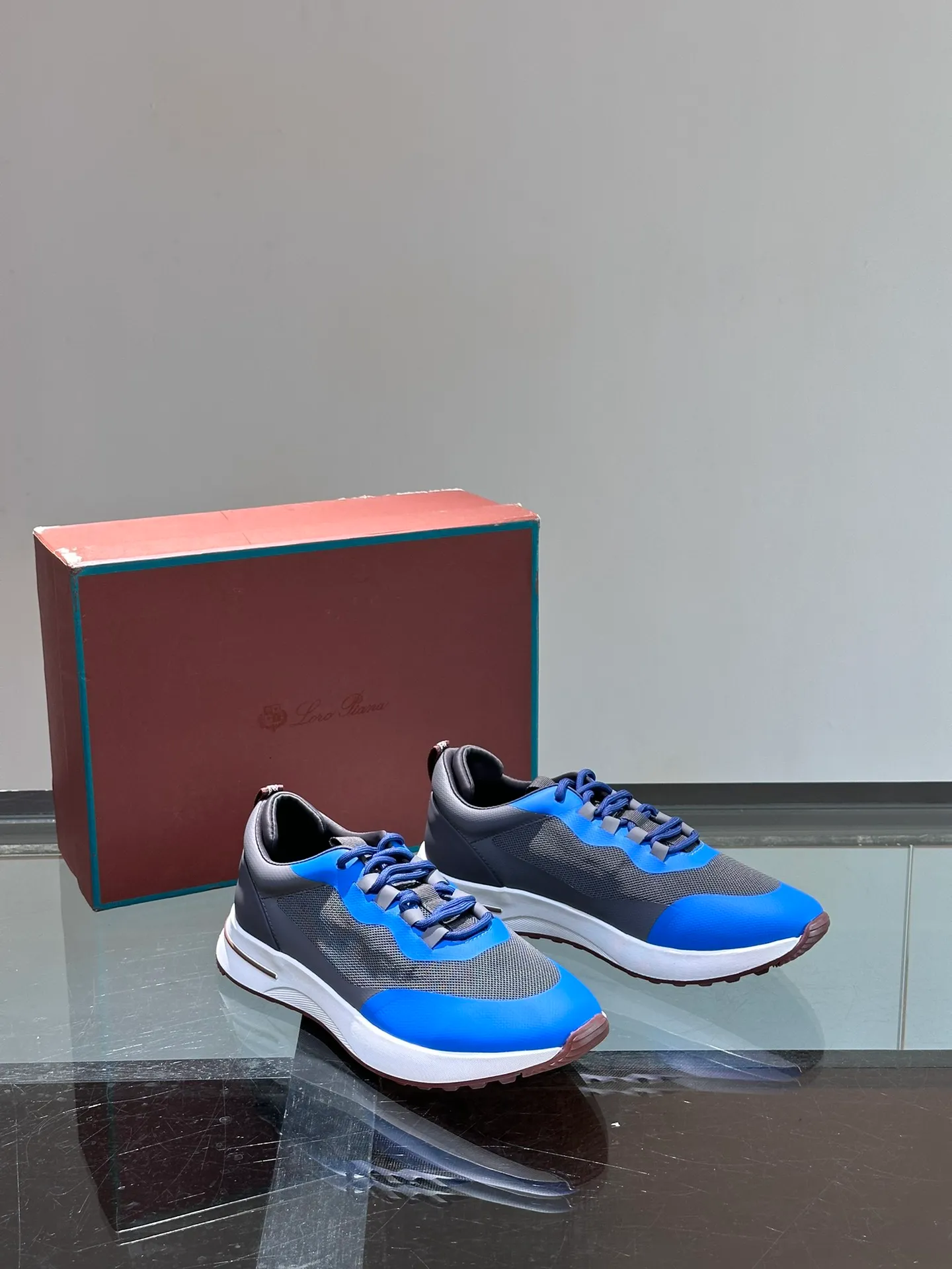 Men's Men's Shoes 💰p560 "Loro Men's Shoes 💰piana" niche Loro classic jogging shoes, men's lace-up casual shoes and sneakers, high-quality lightweight and comfortable fabrics, suitable for outdoor leisure, the color scheme is young and energetic, and it looks great with sportswear or casual suits! Size: 39-45 (46 customized)